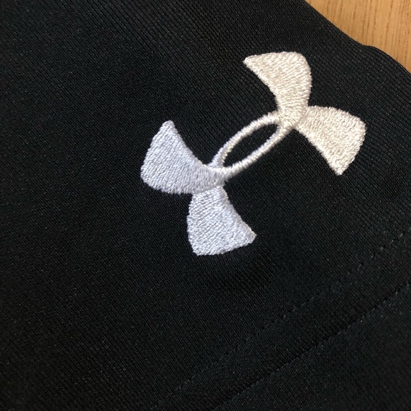 Mens Large Unibroue Black Golf Shirt Under Armour Heat Gear Like New - Picture 3 of 8